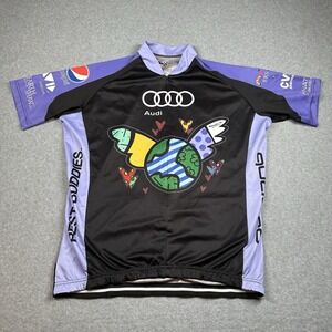 Audi Best Buddies Challenge Cycling Jersey XL Hyannis‎ Port Event Rare